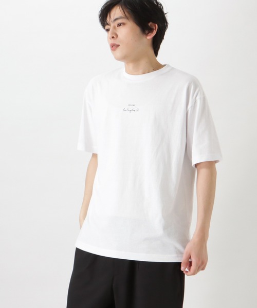 Mossimo(モッシモ)の「mossimo モッシモ 針抜き7分袖カーディガン+ロゴプリント半袖Tシャツ セット アンサンブル(カーディガン/ボレロ・メンズ・ブラック/グレイッシュベージュ・XL/L/M)」の13枚目の写真
