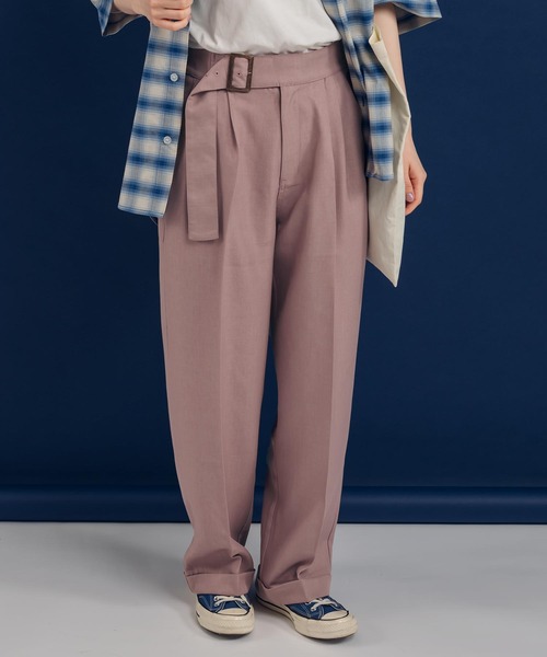 MUHET(ミュエータ)の「ウエストベルトセンタープレスパンツ(その他パンツ・レディース・ブラック/ピンク/ブラウン/グリーン・SMALL/MEDIUM/X-LARGE)」の19枚目の写真