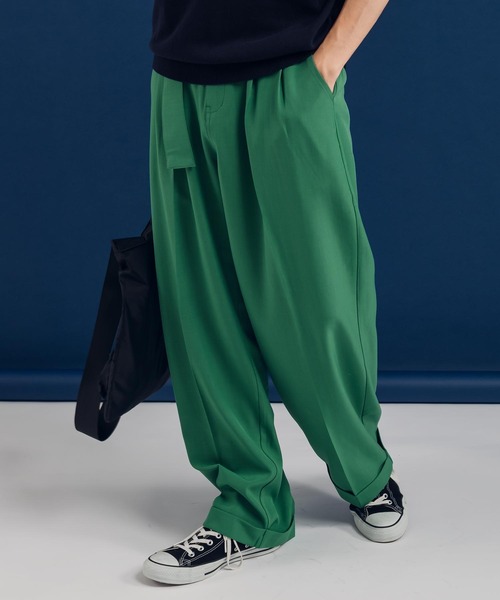MUHET(ミュエータ)の「ウエストベルトセンタープレスパンツ(その他パンツ・レディース・ブラック/ピンク/ブラウン/グリーン・SMALL/MEDIUM/X-LARGE)」の11枚目の写真