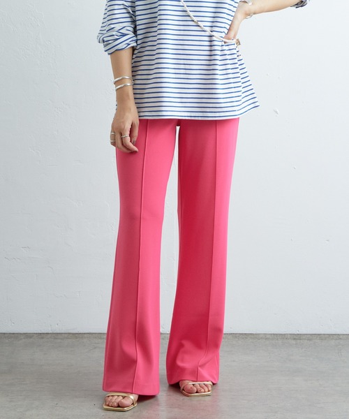 SHENERY(シーナリー)の「ストレートイージーパンツ(その他パンツ・レディース・ブラック/ピンク・36/38)」の3枚目の写真