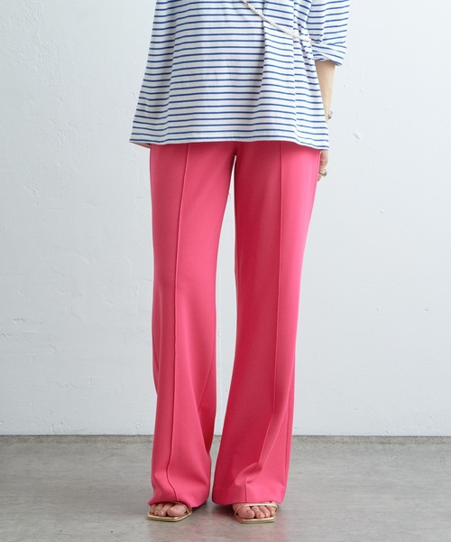 SHENERY(シーナリー)の「ストレートイージーパンツ(その他パンツ・レディース・ブラック/ピンク・36/38)」の4枚目の写真