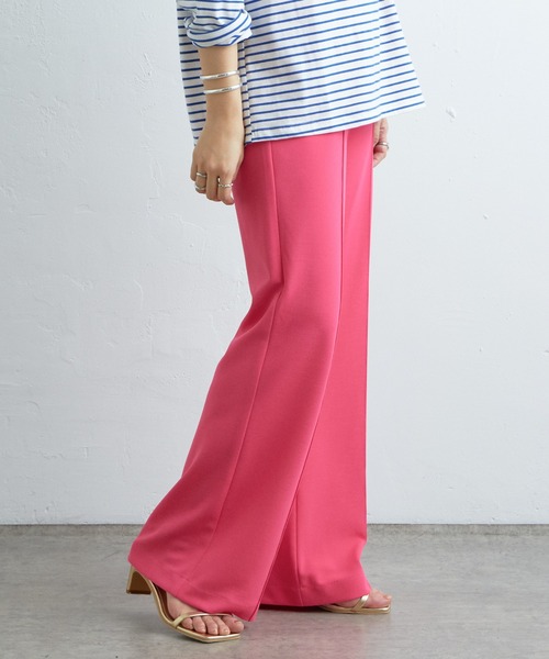 SHENERY(シーナリー)の「ストレートイージーパンツ(その他パンツ・レディース・ブラック/ピンク・36/38)」の7枚目の写真