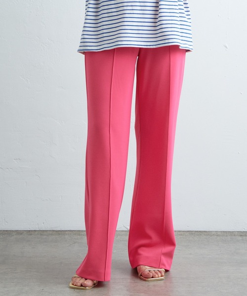 SHENERY(シーナリー)の「ストレートイージーパンツ(その他パンツ・レディース・ブラック/ピンク・36/38)」の6枚目の写真