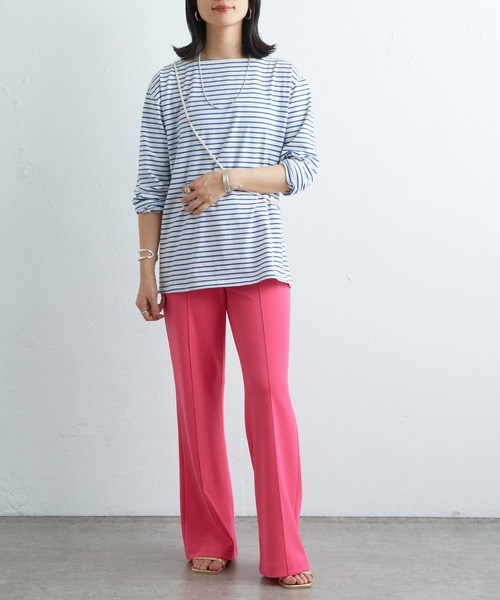 SHENERY(シーナリー)の「ストレートイージーパンツ(その他パンツ・レディース・ブラック/ピンク・36/38)」の11枚目の写真