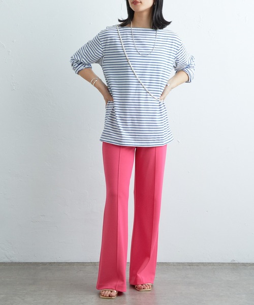 SHENERY(シーナリー)の「ストレートイージーパンツ(その他パンツ・レディース・ブラック/ピンク・36/38)」の12枚目の写真