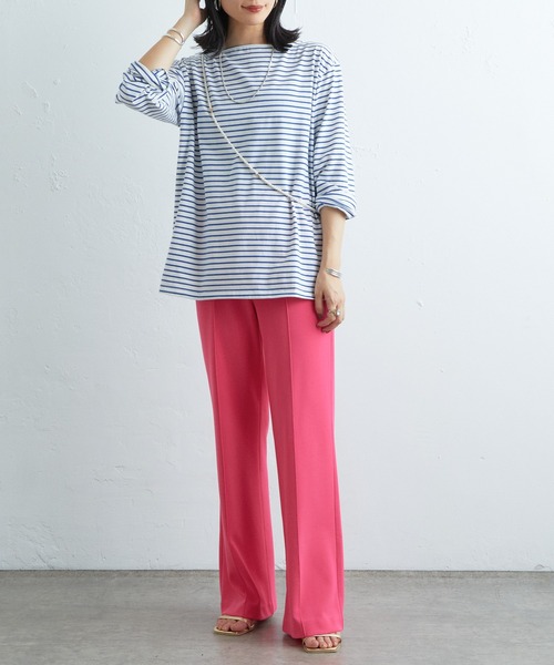 SHENERY(シーナリー)の「ストレートイージーパンツ(その他パンツ・レディース・ブラック/ピンク・36/38)」の13枚目の写真