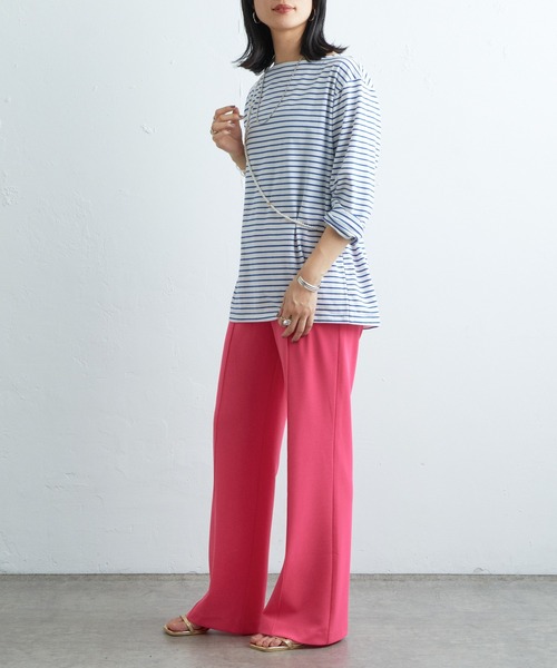 SHENERY(シーナリー)の「ストレートイージーパンツ(その他パンツ・レディース・ブラック/ピンク・36/38)」の14枚目の写真