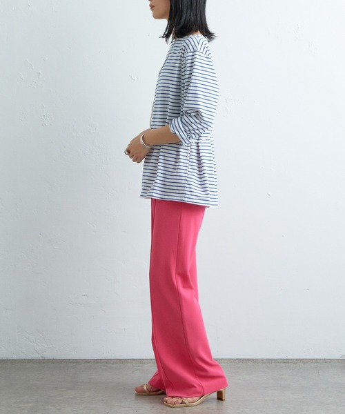 SHENERY(シーナリー)の「ストレートイージーパンツ(その他パンツ・レディース・ブラック/ピンク・36/38)」の17枚目の写真