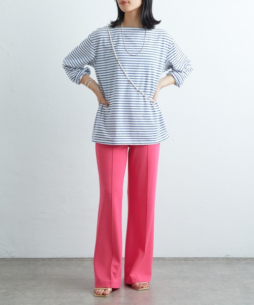 SHENERY(シーナリー)の「ストレートイージーパンツ(その他パンツ・レディース・ブラック/ピンク・36/38)」の16枚目の写真