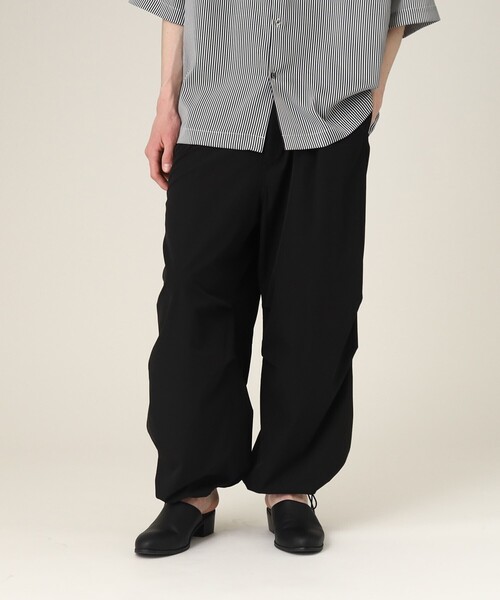 tk.TAKEO KIKUCHI(ティーケータケオキクチ)の「◆バギーパラシュートパンツ(その他パンツ・メンズ・ブラック/ダークグリーン・02/03/01)」の9枚目の写真