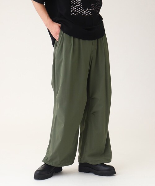 tk.TAKEO KIKUCHI(ティーケータケオキクチ)の「◆バギーパラシュートパンツ(その他パンツ・メンズ・ブラック/ダークグリーン・02/03/01)」の17枚目の写真