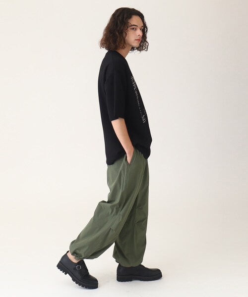 tk.TAKEO KIKUCHI(ティーケータケオキクチ)の「◆バギーパラシュートパンツ(その他パンツ・メンズ・ブラック/ダークグリーン・02/03/01)」の19枚目の写真