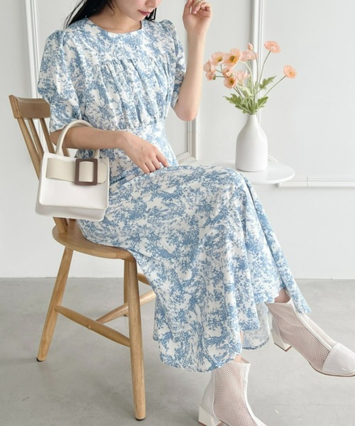 セール】トワルドジュイウエスト切替ワンピース（ワンピース）｜Loueme