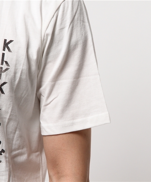 HAMNETT（ハムネット）の「【HAMNETT】 ギャザーホークTシャツ / Tシャツ（Tシャツ/カットソー・メンズ・ホワイト/ブラック・S/L/M）」の7枚目の写真