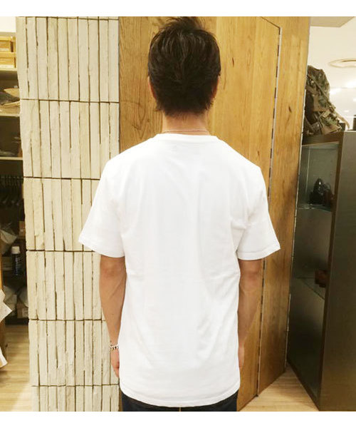 HAMNETT（ハムネット）の「【HAMNETT】 ギャザーホークTシャツ / Tシャツ（Tシャツ/カットソー・メンズ・ホワイト/ブラック・S/L/M）」の10枚目の写真