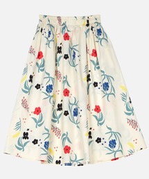 試着のみ marimekko マリメッコ Herbaario スカート M 美品 marimekko（マリメッコ）の「Herbaario / Garrel cotton poplin skirt