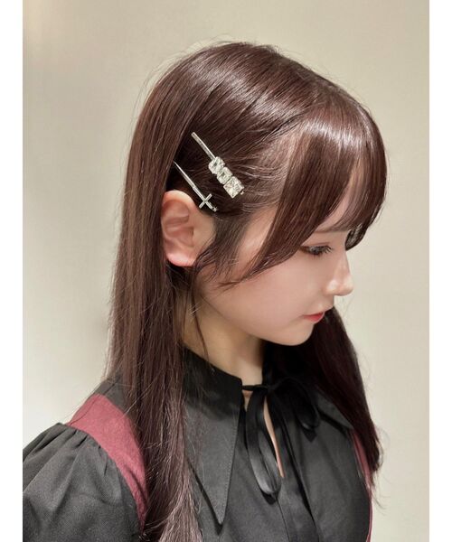 EATME（イートミー）の「ビジュー&クロス ヘアピンセット（ヘアピン・レディース・シルバー・FREE）」の3枚目の写真