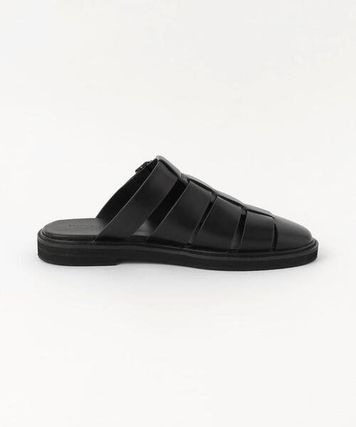 【美品】ビューティ&ユース ユナイテッドアローズ グルカサンダル　27cm 黒 BEAUTY＆YOUTH UNITED ARROWS サンダル グルカ シューズ メンズ