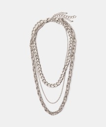 3連チェーンネックレス