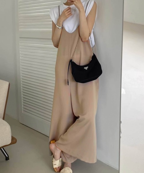 キャミオールインワン（Tシャツ/カットソー）｜deux amour（ドゥーザムール）