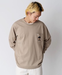 gym master（ジムマスター）の「7.4oz CHEERUP刺繍ﾛﾝTee（Tシャツ/カットソー・メンズ）」