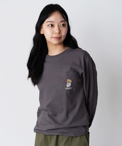 7.4oz CHEERUP刺繍ﾛﾝTee