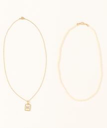 LOVETOXIC（ラブトキシック）の「パールつきイニシャルネックレス（その他小物・キッズ）」