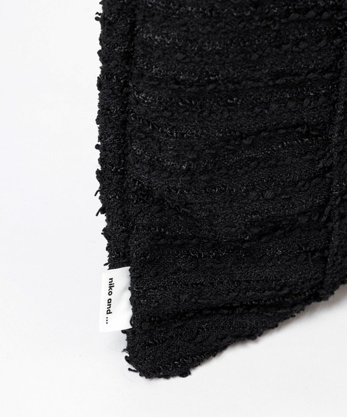 niko and...（ニコアンド）の「オリジナルアソートフリルトートバッグ（トートバッグ・レディース・ブラック/アイボリー/その他1/パープル・0）」の8枚目の写真