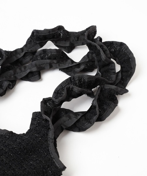 niko and...（ニコアンド）の「オリジナルアソートフリルトートバッグ（トートバッグ・レディース・ブラック/アイボリー/その他1/パープル・0）」の15枚目の写真