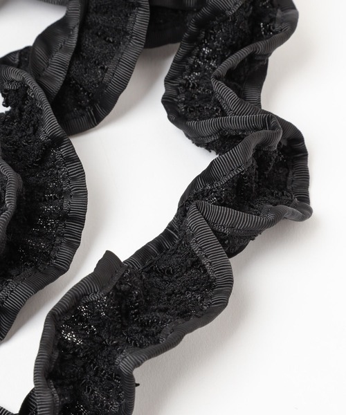 niko and...（ニコアンド）の「オリジナルアソートフリルトートバッグ（トートバッグ・レディース・ブラック/アイボリー/その他1/パープル・0）」の6枚目の写真