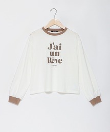 テキスト長袖Tシャツ