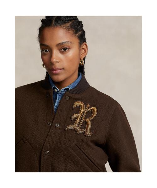 Polo RalphLauren ウールブレンド ツイル レターマン ジャケット POLO RALPH LAUREN（ポロ ラルフ ローレン）の「ウールブレンド ツイル