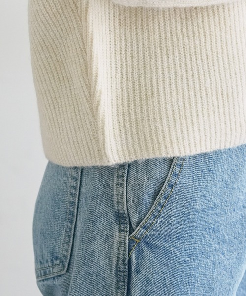 DISCOAT（ディスコート）の「【WEB限定】ビッグカラーカーディガン（カーディガン/ボレロ・レディース・パープル/アイボリー/グレー/ブラック/ブラウン/ピンク・FREE）」の17枚目の写真