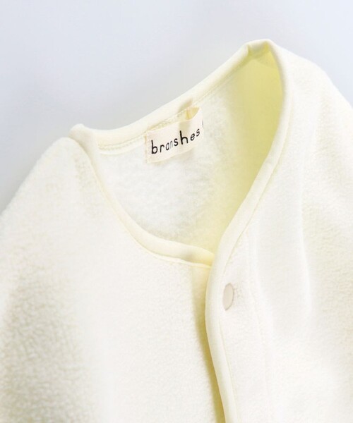 BRANSHES(ブランシェス)の「【軽】フリースジャケット(その他アウター・キッズ・アイボリー/ブラック/ライトグリーン・100/140/120/130/150/110/90)」の14枚目の写真