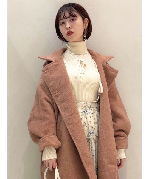 merry jenny（メリージェニー）の「リボンリボンリボンニット（ニット/セーター・レディース・オフホワイト/ピンク/ブラック・FREE）」の19枚目の写真