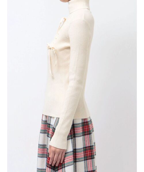 merry jenny（メリージェニー）の「リボンリボンリボンニット（ニット/セーター・レディース・オフホワイト/ピンク/ブラック・FREE）」の21枚目の写真