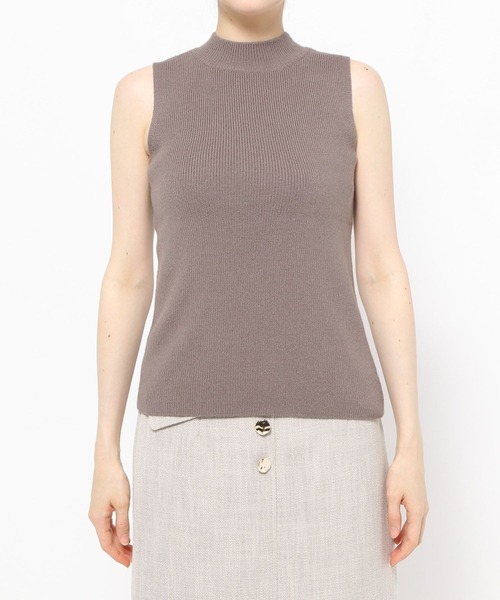 mysty woman（ミスティウーマン）の「カシュクールケーブルツインニット 982426（ニット/セーター・レディース・ブラウン/ピンク/オフホワイト・FREE）」の17枚目の写真