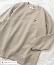 Tom＆Jerry（トムアンドジェリー）の「【TOM＆JERRY/トムとジェリー】ワンポイントフェイス刺繍＆BOXプリントデザイン キャラクター スウェット/ 裏起毛（スウェット・メンズ）」