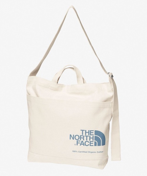 THE NORTH FACE（ザノースフェイス）の「THE NORTH FACE/ザ・ノース・フェイス ショルダーバッグ ORGANIC COTTON SHOULDER NM82386（トートバッグ・メンズ・オリーブ/グレー系その他/ホワイト×ブラック/ホワイト×グリーン/ホワイト×レッド/ホワイト×ブルー/ブラック系その他・FREE）」の4枚目の写真