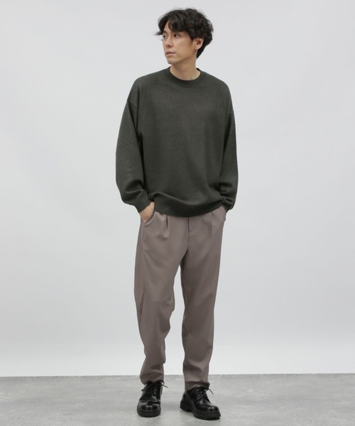 LAKOLE(ラコレ)の「スポンディッシュクループルオーバー / 199909(ニット/セーター・メンズ・マスタード/ブルー/アイボリー/ブラック/ボルドー/グレー・X-LARGE/LARGE/MEDIUM)」の8枚目の写真