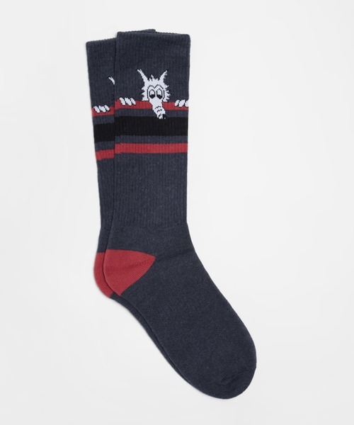Guess（ゲス）の「GUESS/ゲス GO MARKET SOCKS 靴下（ソックス/靴下・メンズ・ホワイト/ダークネイビー・FREE）」の3枚目の写真