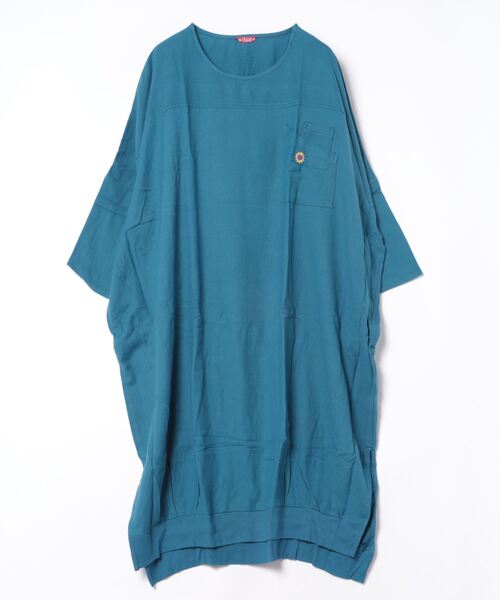 チャイハネ（チャイハネ）の「【チャイハネ】サンネパワンピース（ワンピース・レディース・ブルー/レッド/ホワイト/ブラック/カーキ・FREE）」の4枚目の写真