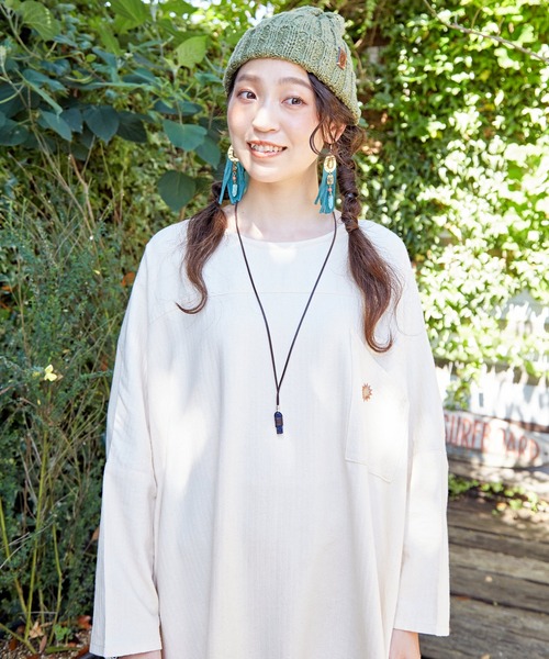 チャイハネ（チャイハネ）の「【チャイハネ】サンネパワンピース（ワンピース・レディース・ブルー/レッド/ホワイト/ブラック/カーキ・FREE）」の19枚目の写真