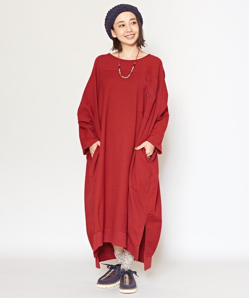 チャイハネ（チャイハネ）の「【チャイハネ】サンネパワンピース（ワンピース・レディース・ブルー/レッド/ホワイト/ブラック/カーキ・FREE）」の10枚目の写真