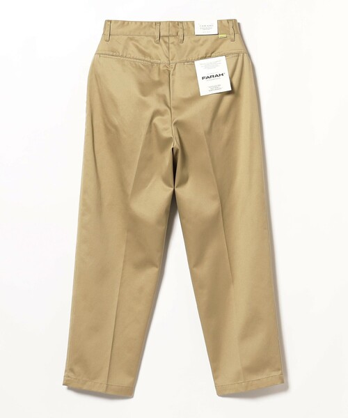 FARAH（ファーラー）の「FARAH / Two Tuck Wide Tapered Pants（チノパンツ・メンズ・ブラック/ベージュ・30inch/32inch/34inch/36inch）」の11枚目の写真