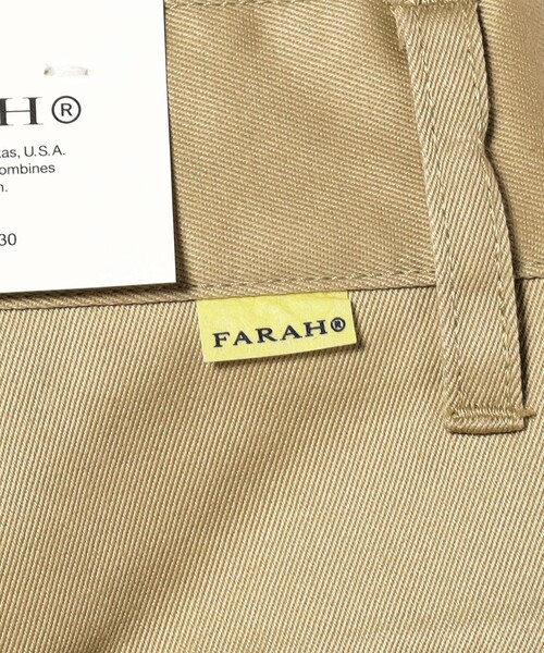 FARAH（ファーラー）の「FARAH / Two Tuck Wide Tapered Pants（チノパンツ・メンズ・ブラック/ベージュ・30inch/32inch/34inch/36inch）」の12枚目の写真