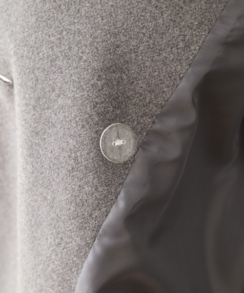 オーバーサイズ ウール調フーデッドコート（その他アウター）｜nissen（ニッセン）