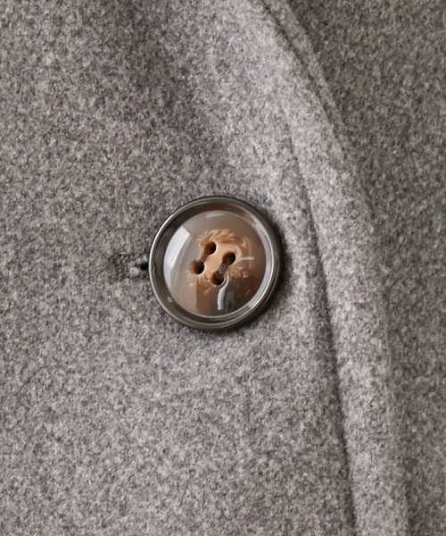 オーバーサイズ ウール調フーデッドコート（その他アウター）｜nissen（ニッセン）