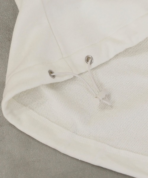 tiptop（ティップトップ）の「【新色登場】裏毛ハーフジップ袖ラインプルオーバー（スウェット・レディース・ブラック/アイボリー/グレー/エンジ/ネイビー・FREE）」の9枚目の写真