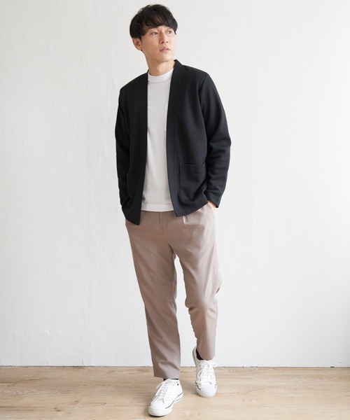 ikka（イッカ）の「Ｖネックカーデインナーセット（カーディガン/ボレロ・メンズ・ブルー/ベージュ/ブラック・S/XL/M/L）」の9枚目の写真